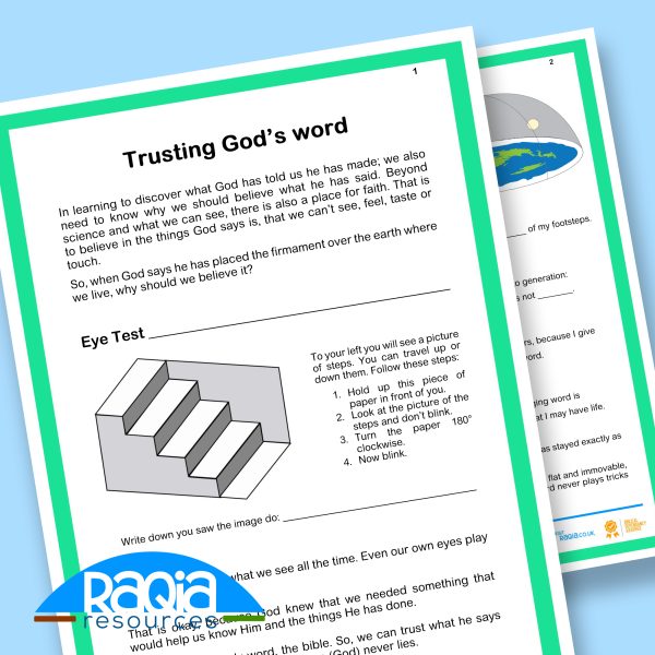 Trusting God (Raqia Resources - Flat Earth Kids)